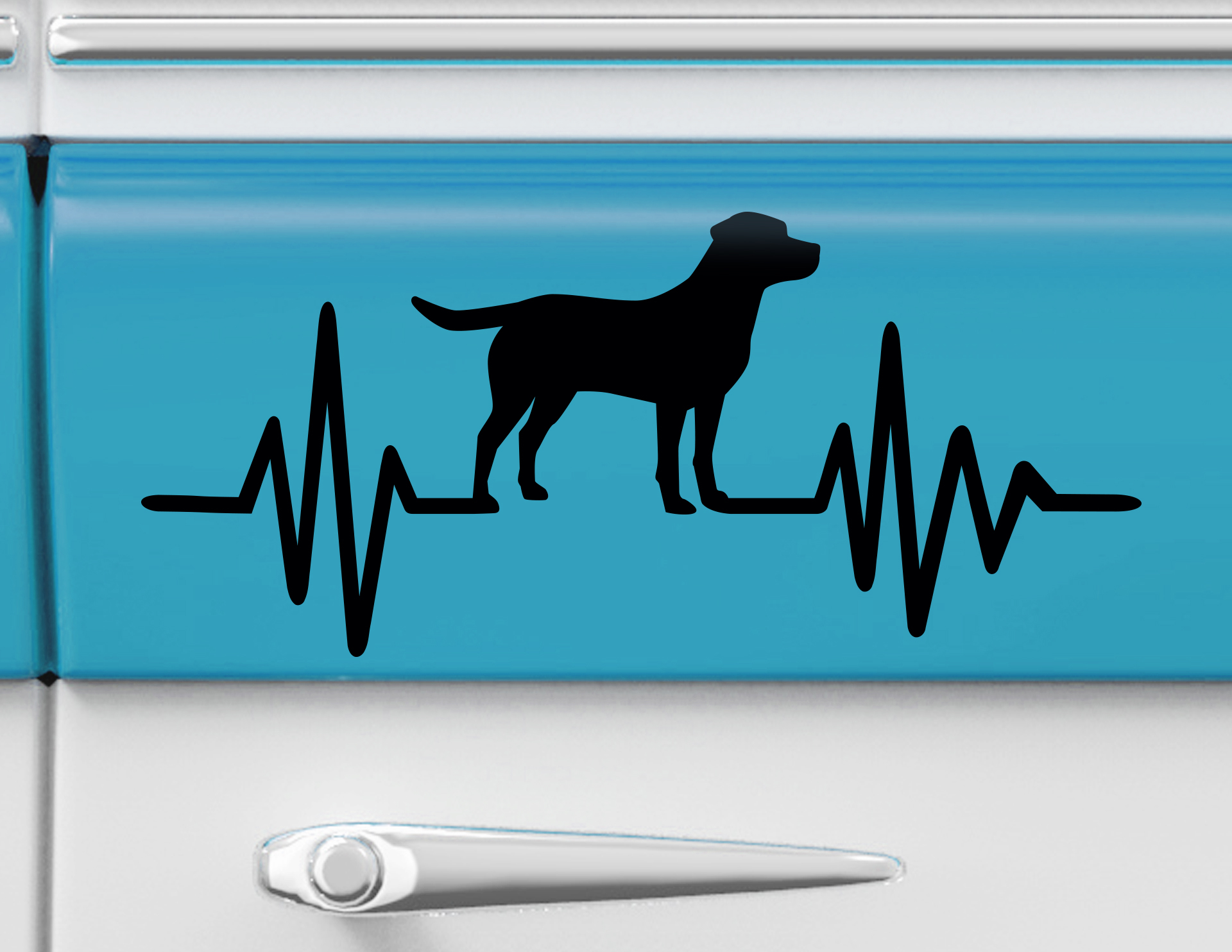 Aufkleber für Auto - Hundepfoten Aufkleber und Sticker, Kontur geschnitten,  aus der Schweiz