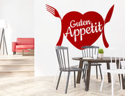 Wandtattoo Guten Appetit Zeigt Die Liebe Zum Essen