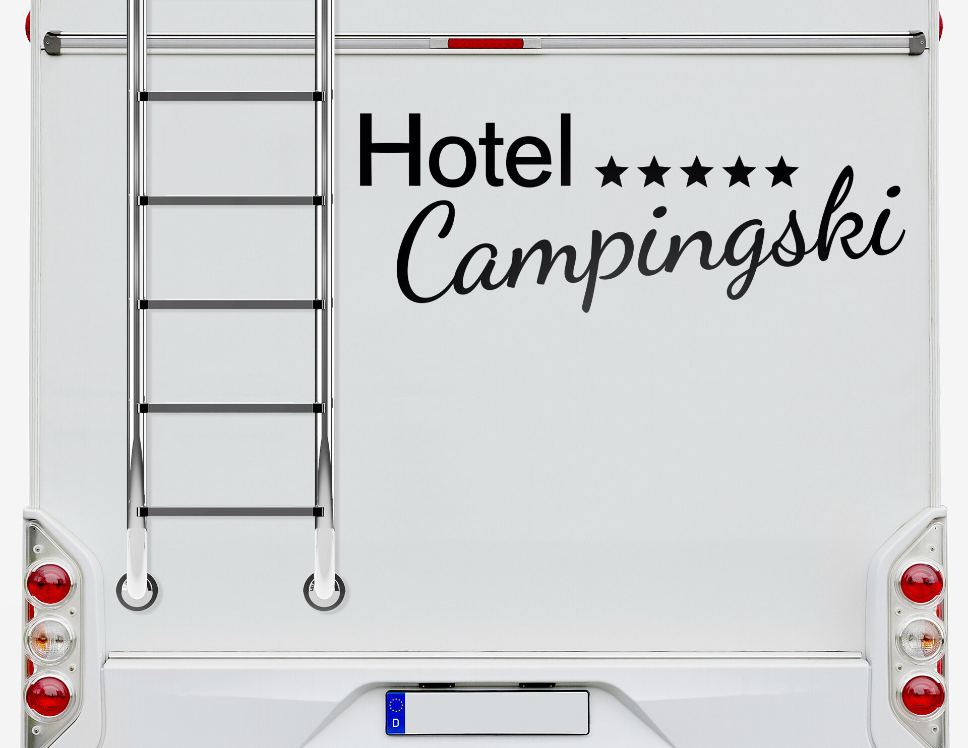 Autoaufkleber Hotel Campingski
