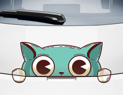 Autoaufkleber Kätzchentreff für tierliebe Katzen-Fans