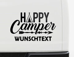 Autoaufkleber Happy Camper for Life