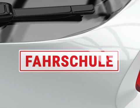 Autoaufkleber Fahrschule