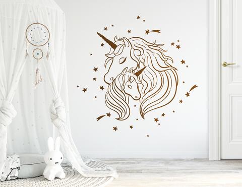 Wandtattoo "Einhornliebe" Magisch und bezaubernd schön