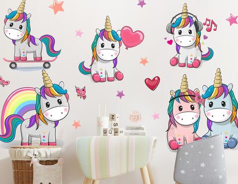 Wandtattoo Sweet Unicorn Teenies