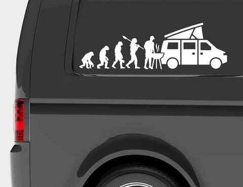 Autoaufkleber Campervan Evolution