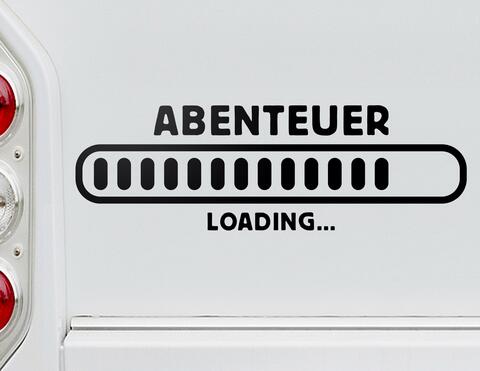 Autoaufkleber Abenteuer Loading