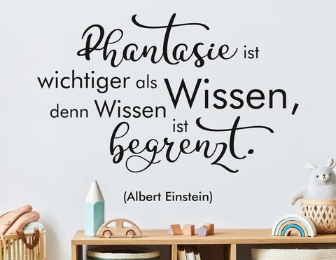 Wandtattoo Einstein's Phantasie