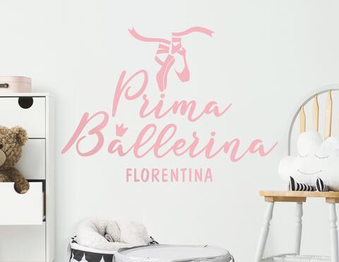 Wandtattoo Kleine Prima Ballerina