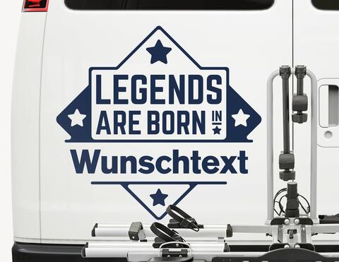 Autoaufkleber Legends are born