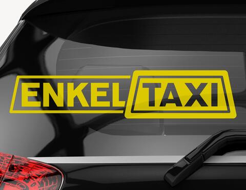 Autoaufkleber Enkel Taxi