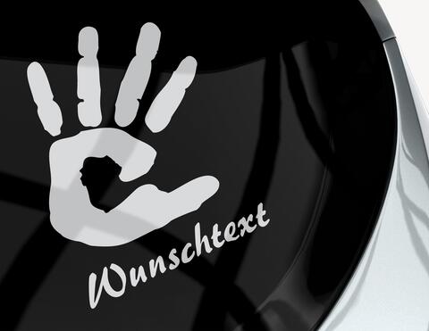 Autoaufkleber Kleine Baby Hand