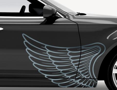 Autoaufkleber Angel Wings