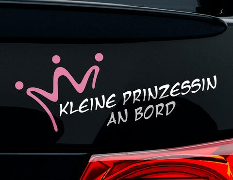 Autoaufkleber Kleine Prinzessin