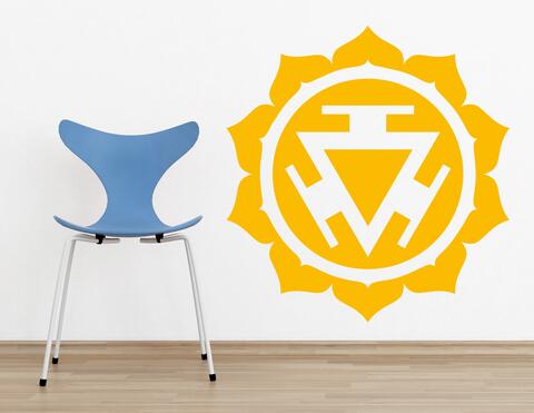 Wandtattoo Manipura Chakra