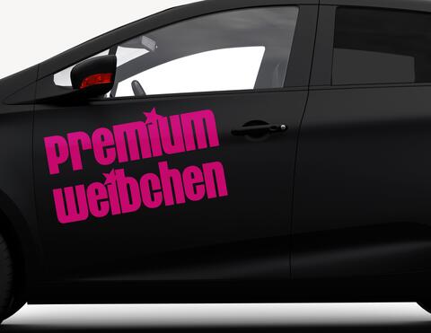 Autoaufkleber Premium Weibchen