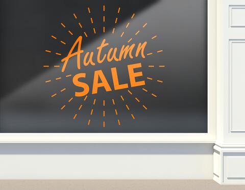 Aufkleber Autumn Sale Light Ball