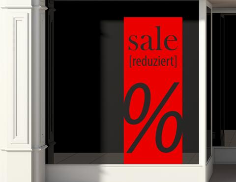 Aufkleber Sale Banner