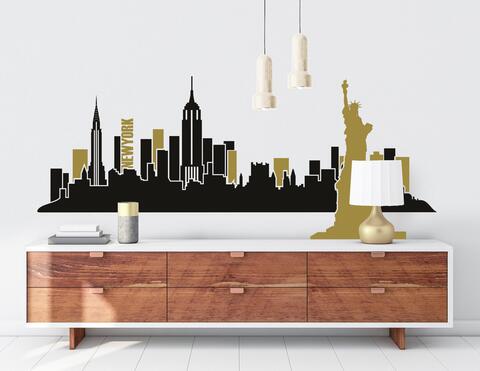 Wandtattoo Skyline New York