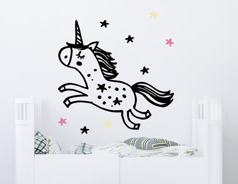 Wandtattoo Einhorn Magic