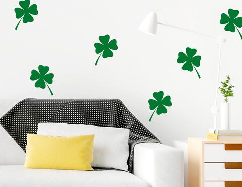 Wandtattoo Little Clover: Ein klarer Glücksfall für die Wand