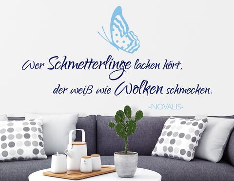 Wandtattoo „Schmetterlinge lachen“ 