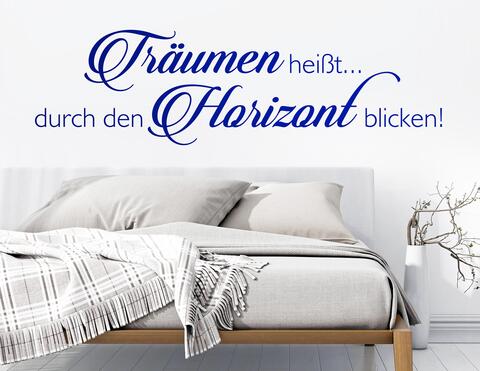 Wandtattoo "Traum Horizont" für Weitsicht im Alltag