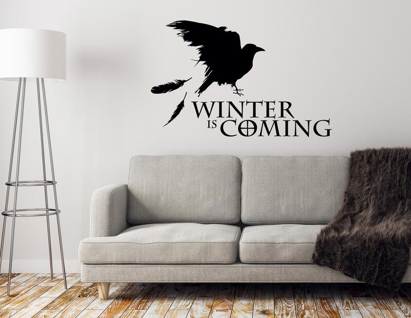 Wandtattoo "Winter is Coming", denn der Winter naht!