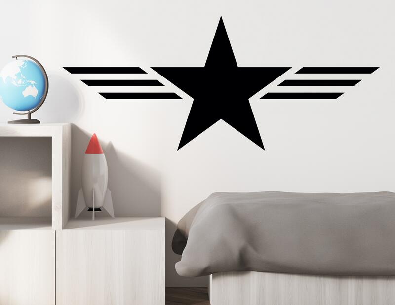 Wandtattoo Military Star