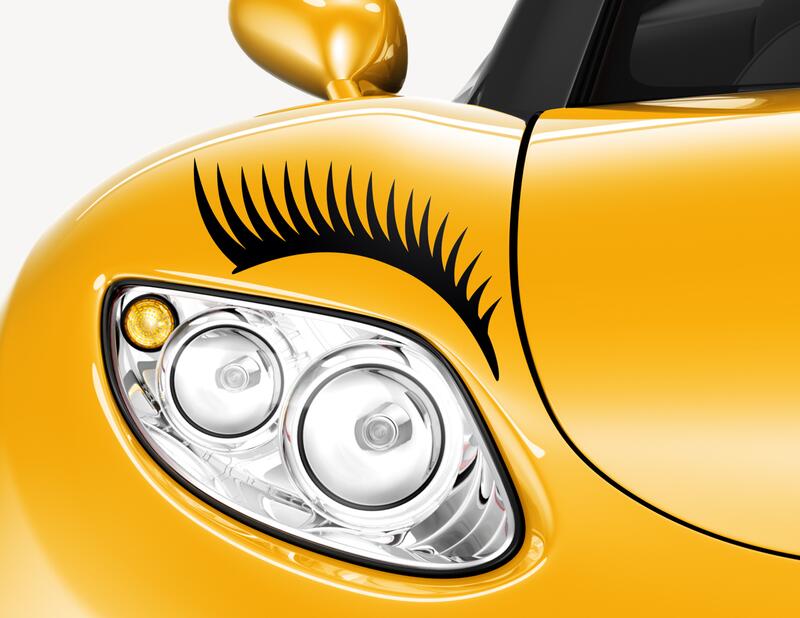 Autoaufkleber Wimpern Trudy