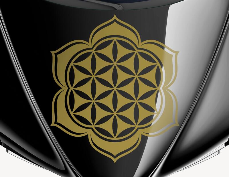 Autoaufkleber Lotus Flower of Life