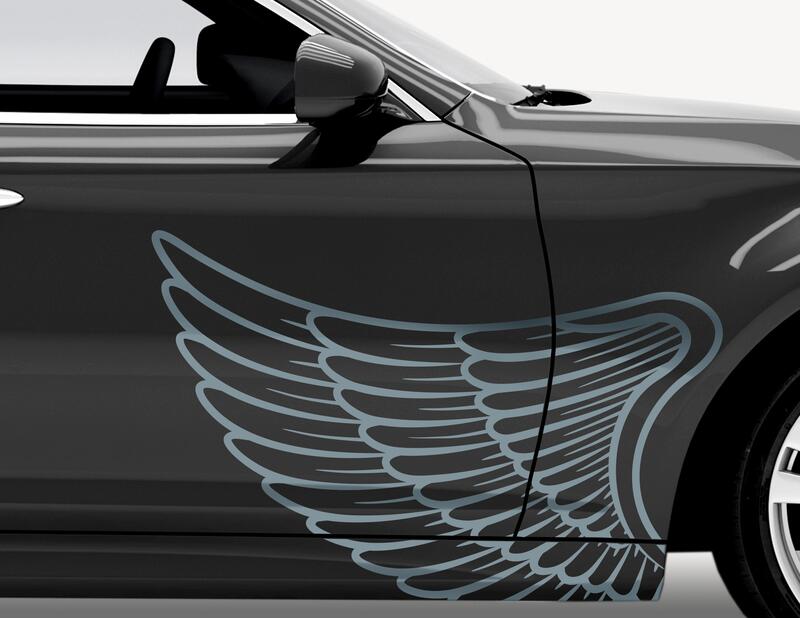 Autoaufkleber Angel Wings