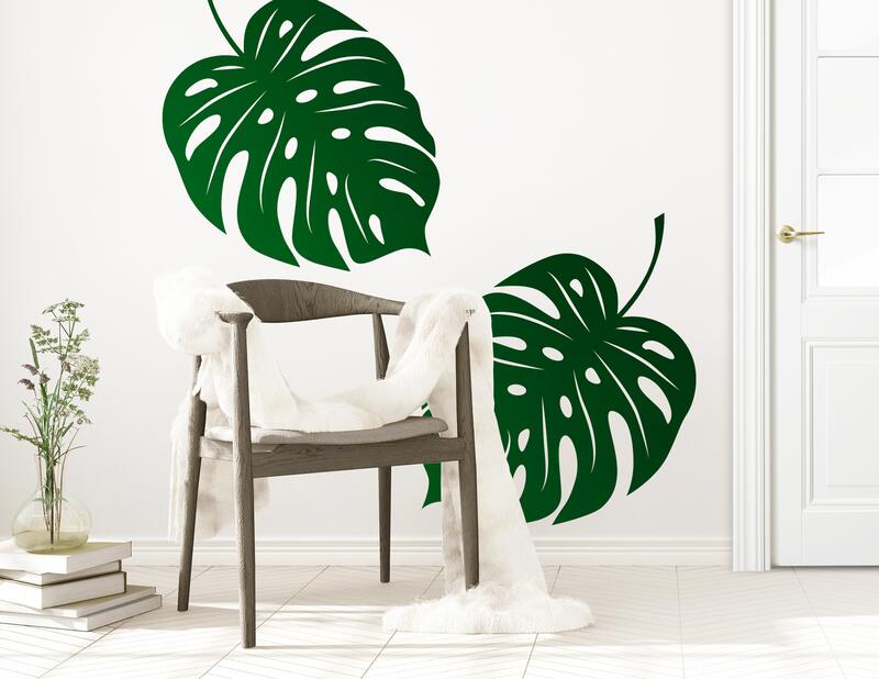 Wandtattoo „Monstera“ für Urlaubsgefühle