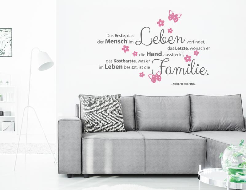 Wandtattoo "Familienschatz" für das Kostbarste im Leben.