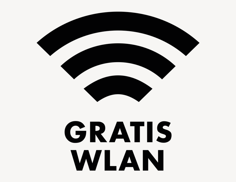 GRATIS WLAN - Aufkleber für Gewerbe