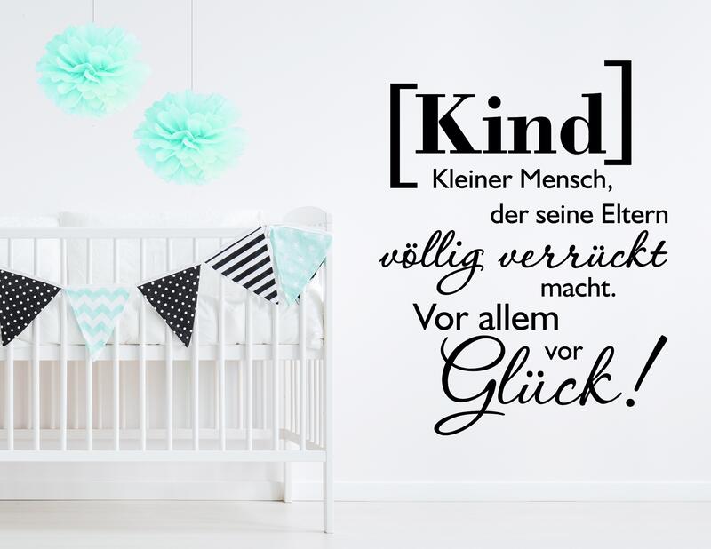 Wandtattoo „Kinderglück“ definiert Glück neu