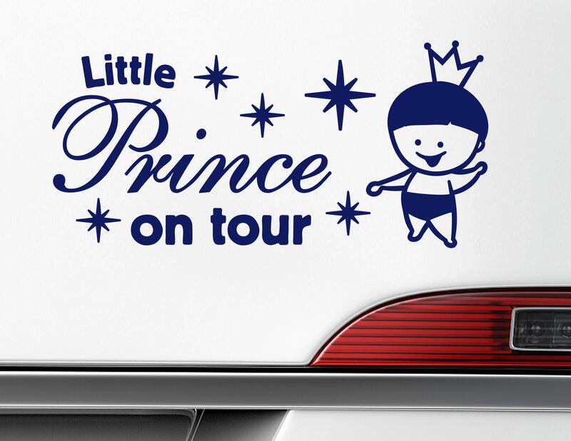 Autoaufkleber Little Prince on Tour