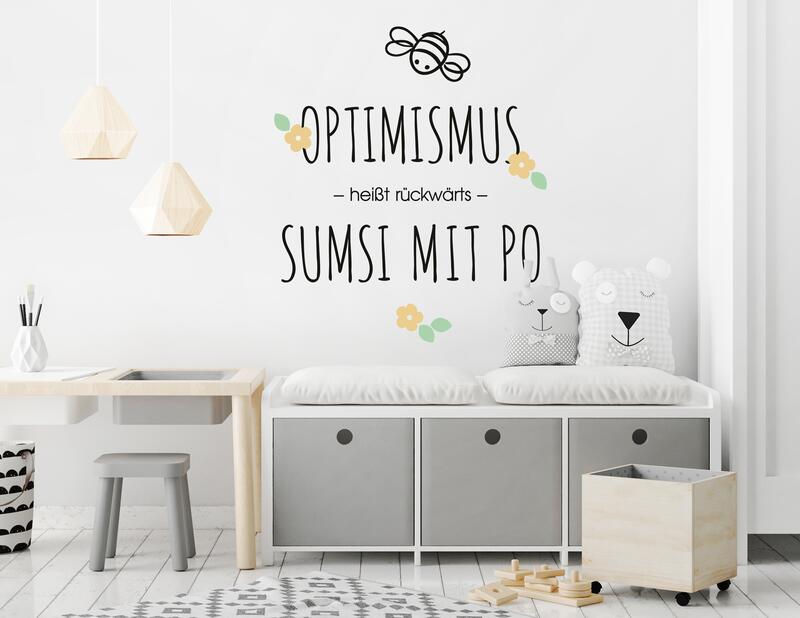 Wandtattoo "Sumsi mit Po" ist einfach zum Lachen & Liebhaben