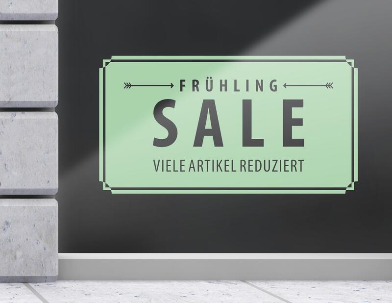 Aufkleber Vintage Frühlings Sale