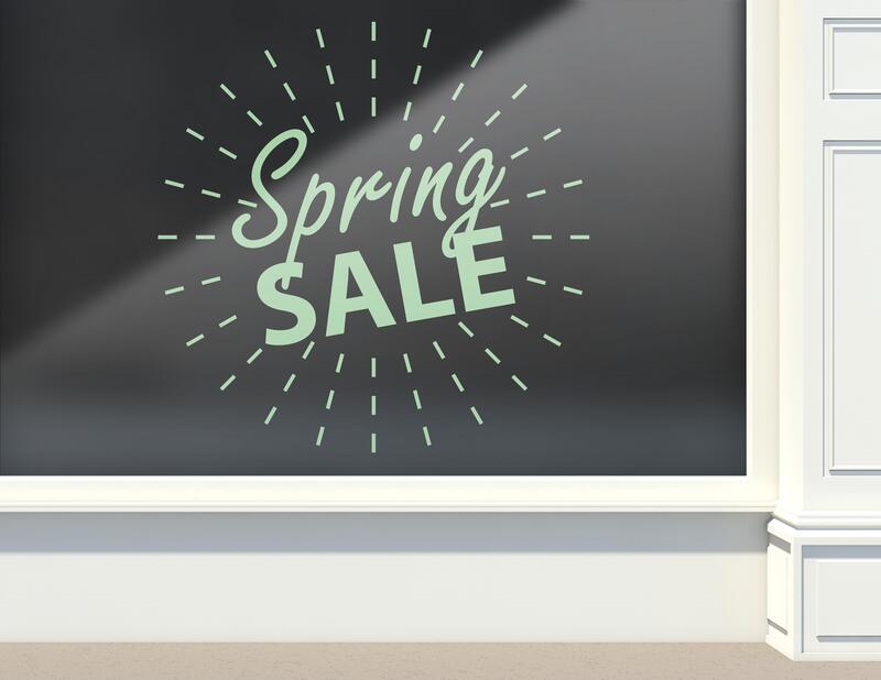 Aufkleber Spring Sale light Ball