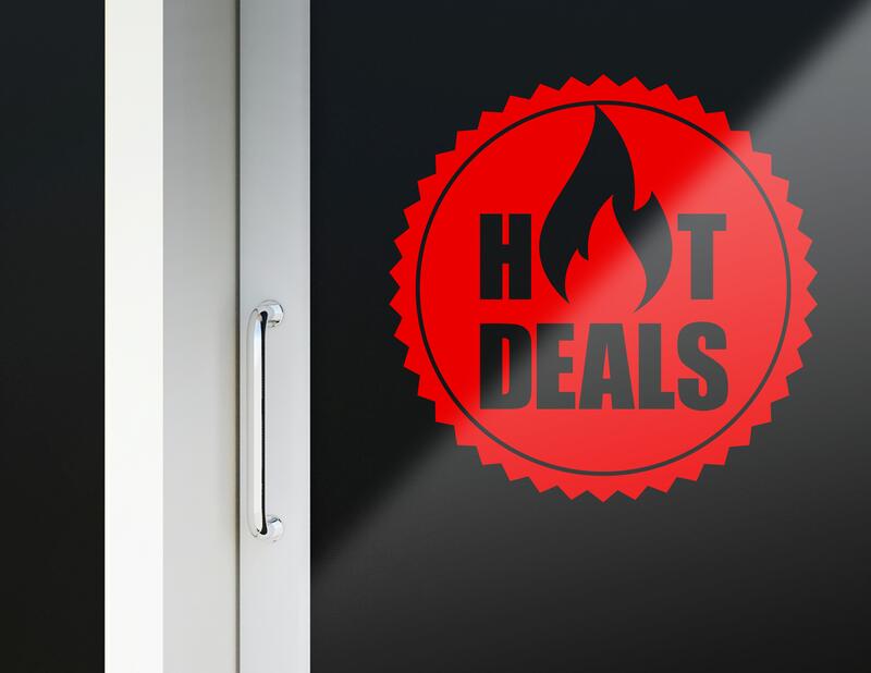 Aufkleber Hot Deals