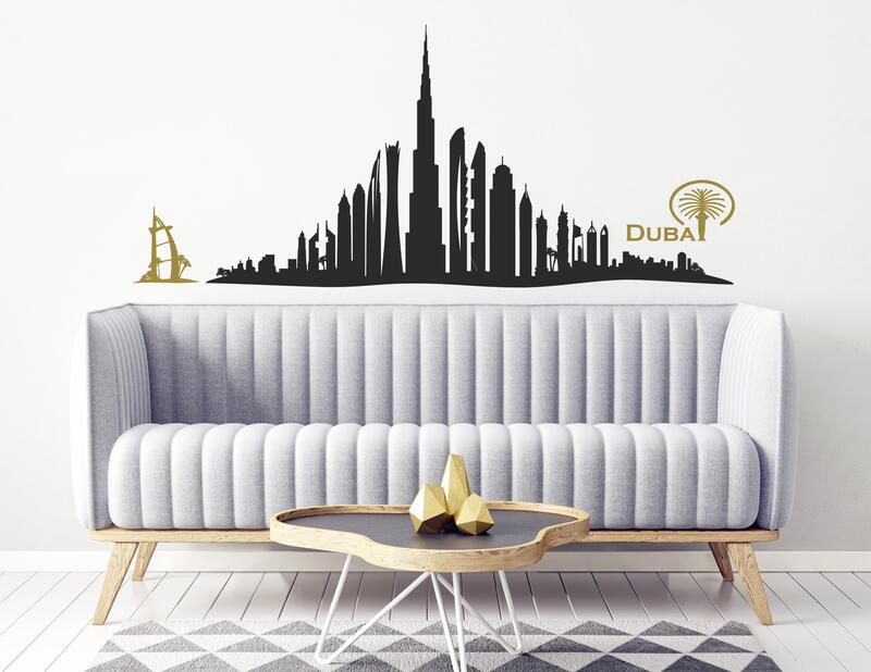 Wandtattoo Skyline Dubai