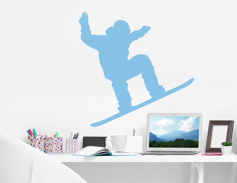 Wandtattoo Snowboarder für echte Wintersport-Fans