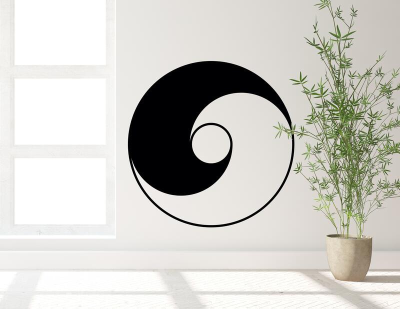 Wandtattoo Yin Yang Hotu