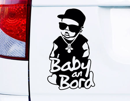 Stickeraffe Auto Aufkleber Baby an Bord on Tour Board Car LUSTIG