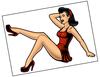 Lieferansicht Pin-up Girl Gloria