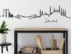 Wandtattoo Line-Art Skyline Istanbul