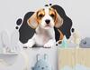 Wandtattoo Beagle Welpe Lu