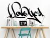 Wandtattoo „Lovely Graffiti“ als Zeichen der Liebe