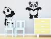 Wandtattoo Babypandas Mia & Momo fürs Kinderzimmer