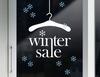 Aufkleber „Winter Sale“ für Schaufenster und Shop